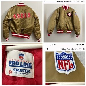 SAN Francisco 49ERS unisex vintage  jacket